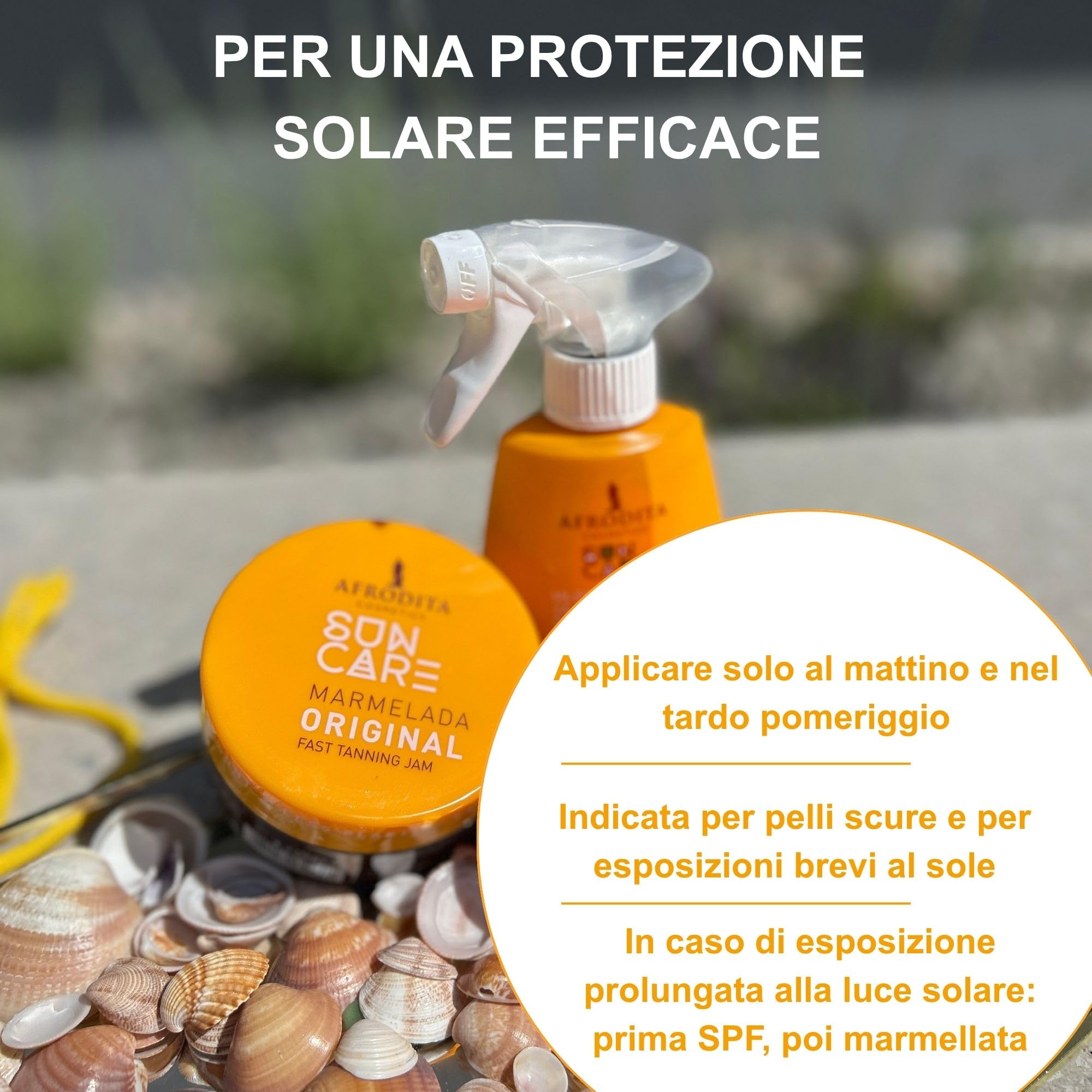 Afrodita Cosmetics Marmellata BRONZE SUN CARE | Per un'abbronzatura rapida e intensa