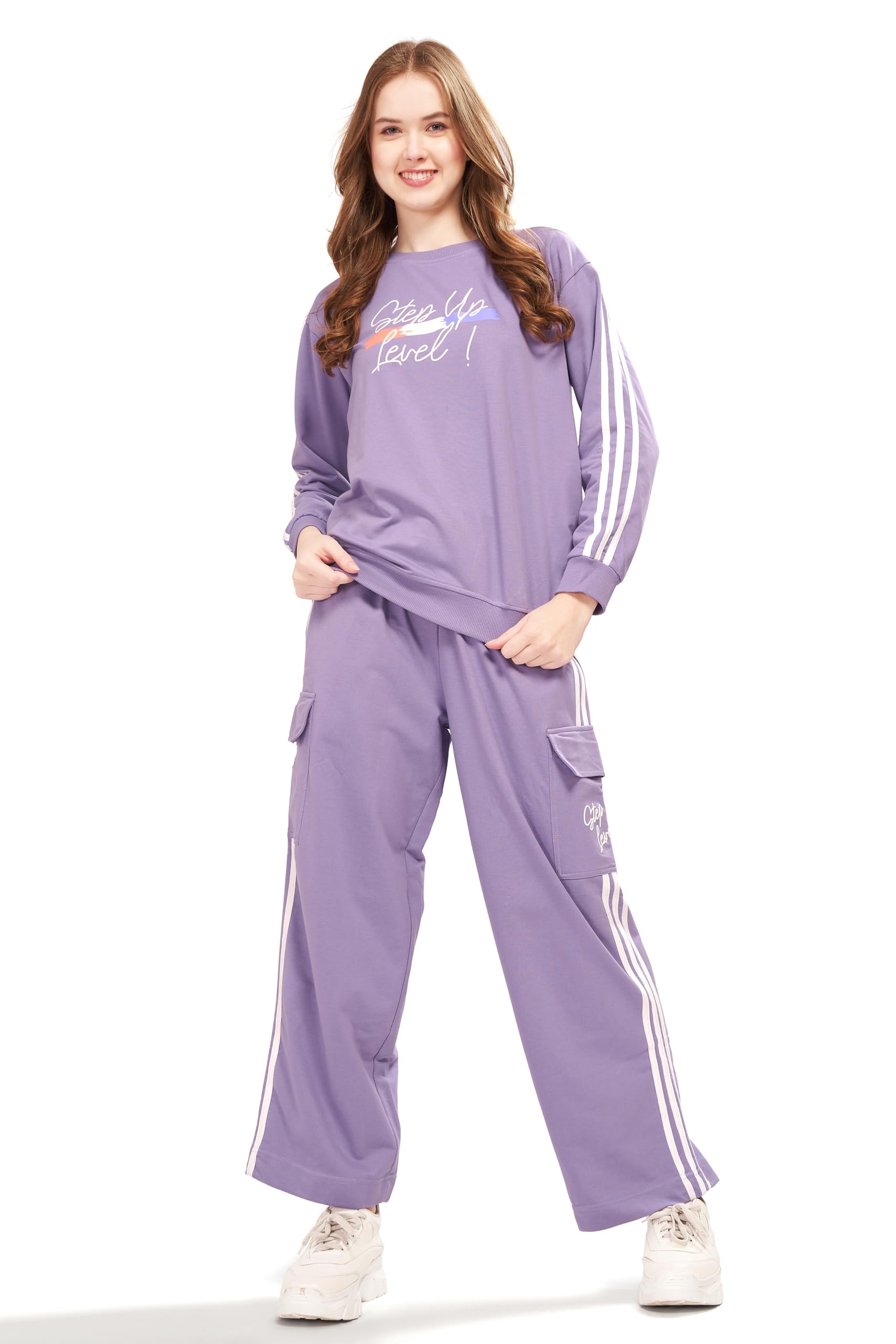 weet Women's Sweatshirt and Joggers Full Set Tracksuit 416-picture-44
