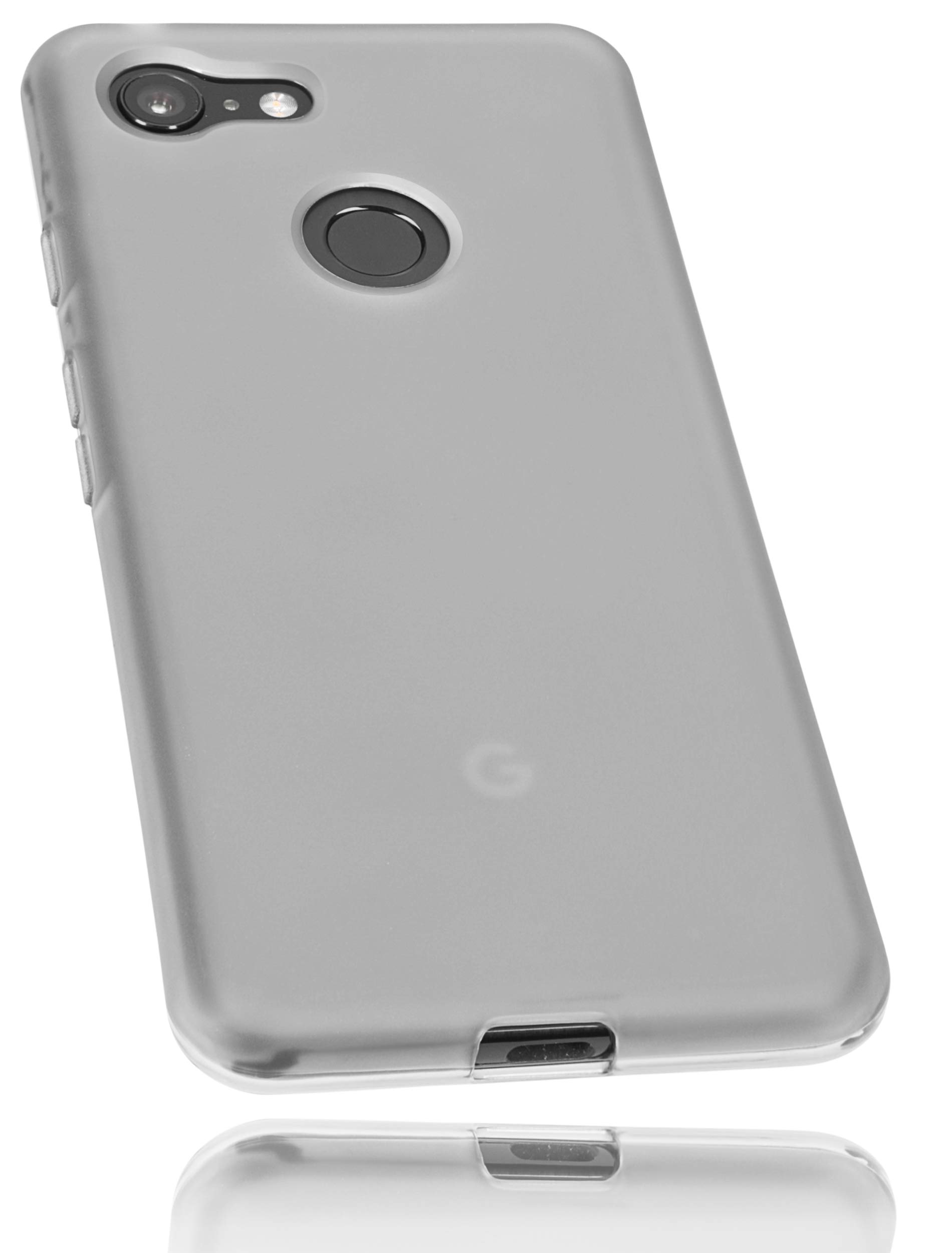 mumbi Etui kompatybilne z Google Pixel 3, etui na telefon komórkowy, przezroczyste, czarne