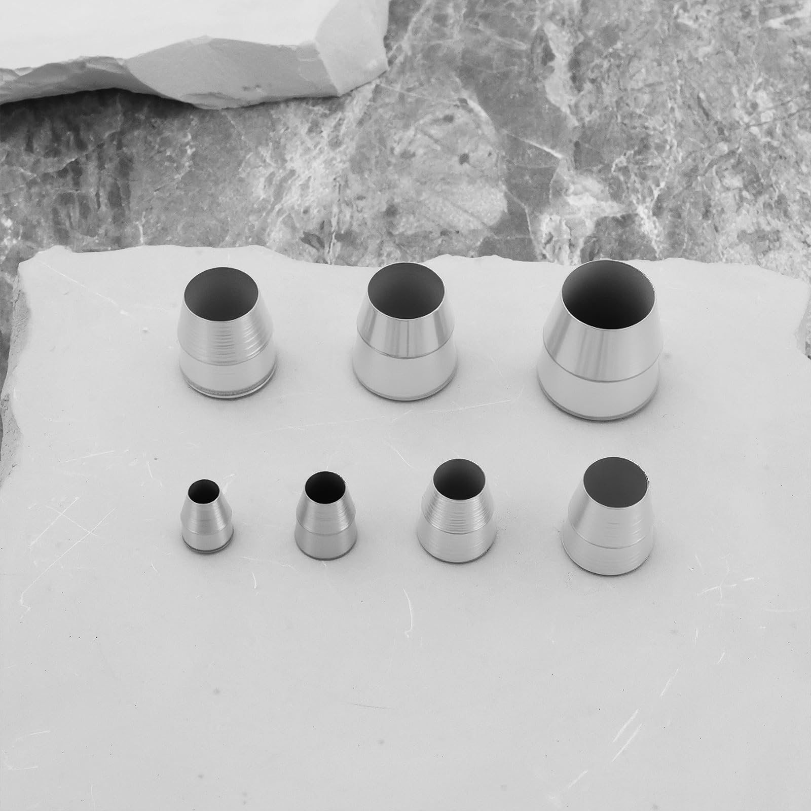 21 Cuñas Redondas para Mango de Hacha Cuñas de Metal para Hacha Martillo Maza Y Mango de Hacha (8 Mm 10 Mm 12 Mm 13 Mm 16 Mm 18 Mm Y 19 Mm)