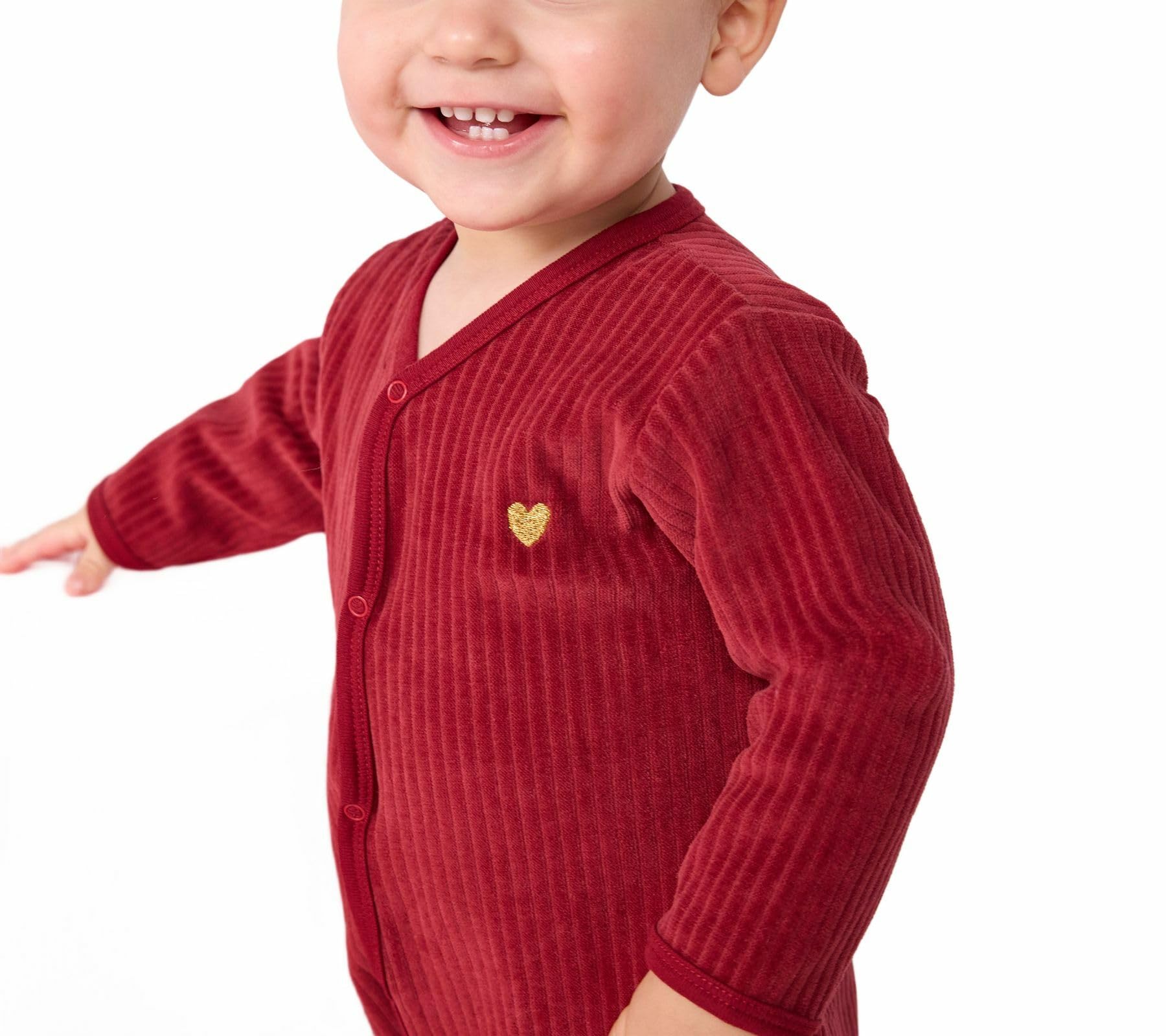 Petit Bateau Pyjama bébé en Velours Uni