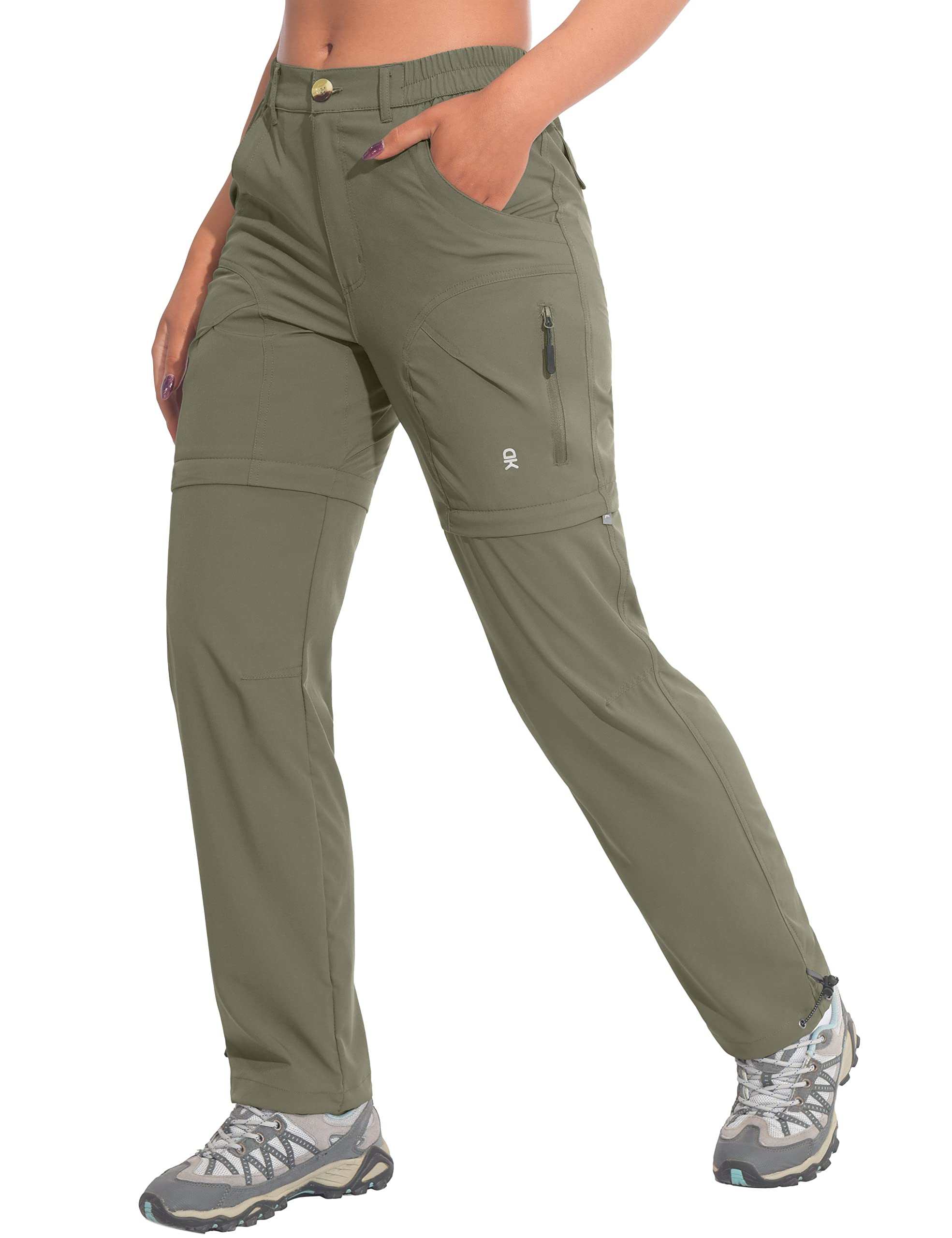 Little Donkey Andy Women's Cargo Convertible Zip Off Pants