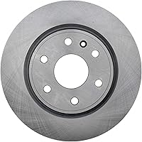 Vista 2 de ACDelco Rotor de freno delantero sin recubrimiento plateado 18A2497A GM 19294180 Rotores de freno para Buick Enclave, Chevy, Chevrolet Traverse