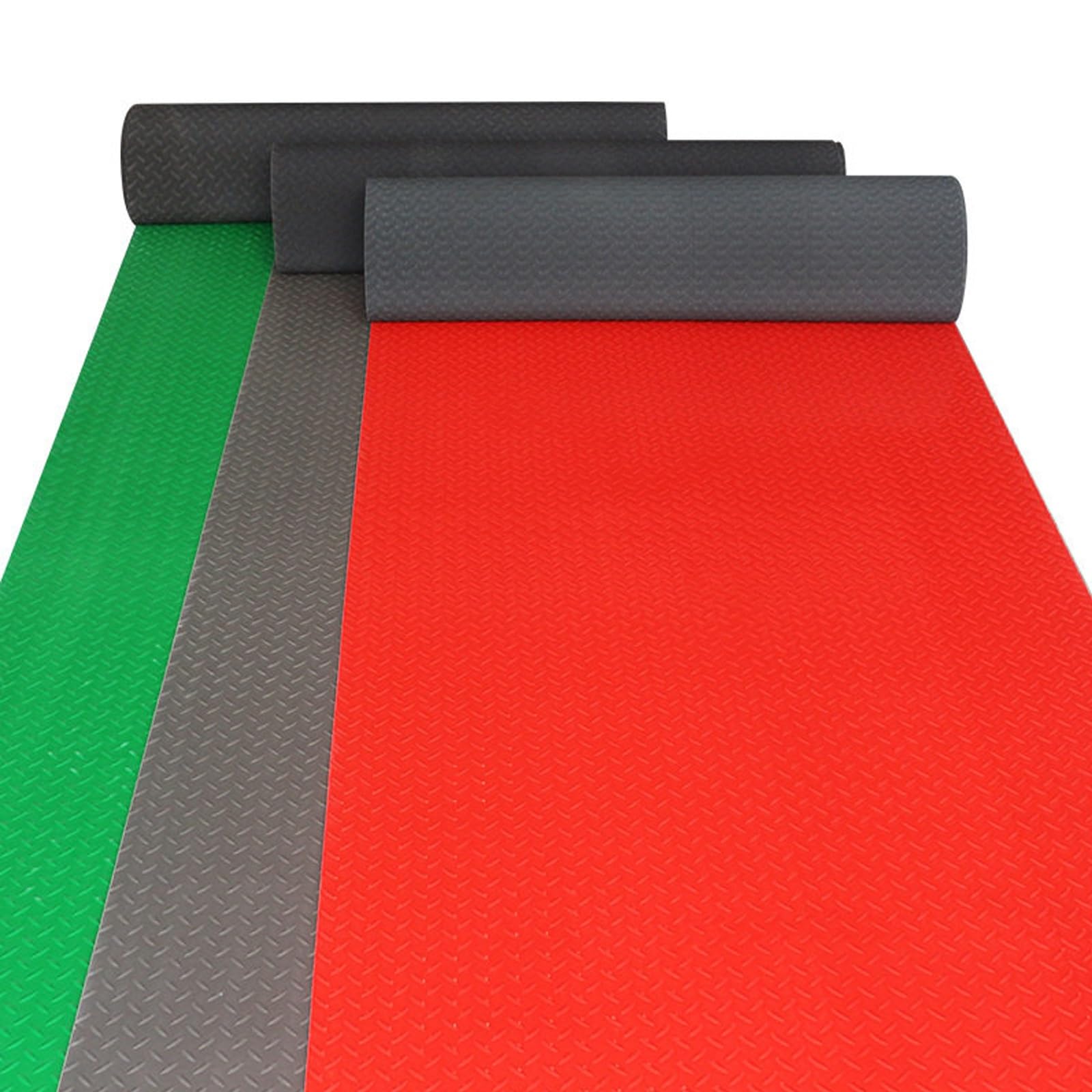 Tapete For Piso De Garaje For Debajo del Automóvil, Tapete For Piso De Garaje, Fácil Deslizamiento, For Garaje, Almacén, Gimnasios, Remolque(Black,1x6m/3.2x19.6ft)
