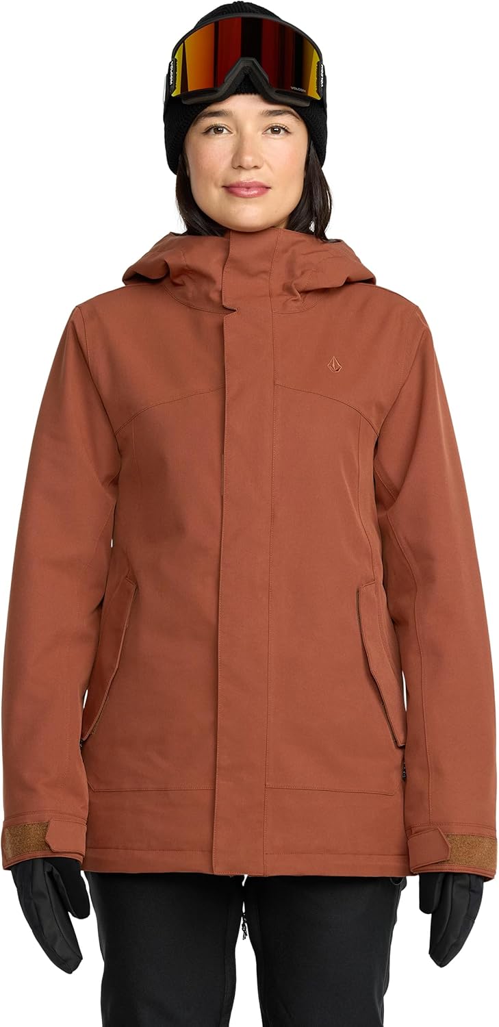 Volcom Women's Stoney Shadow Insulated Snowboard Jacket – 15k Waterproof, Slim Fit