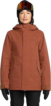 Volcom Womens Stoney Shadow Insulated Snowboard Jacket 15k Waterproof, Slim Fit