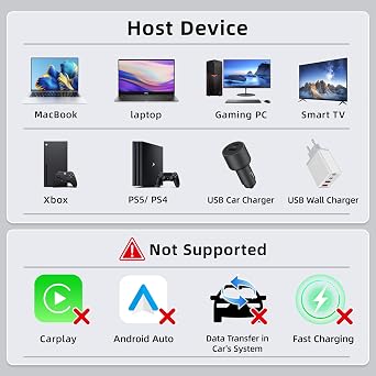 USB C Splitter 1 in 3 USB-C Out, USB Type C Splitter, USBC Male to Multi Type C Female Port Power Charging and Data Transfer Cable for Laptop Mac Flash Drive Keyboard Mouse