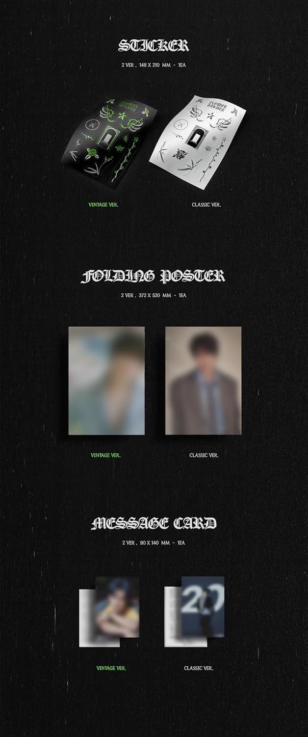 Kim Jaejoong Flower Garden 4th Album with Tracking Sealed JAE Joong (Classic Version)