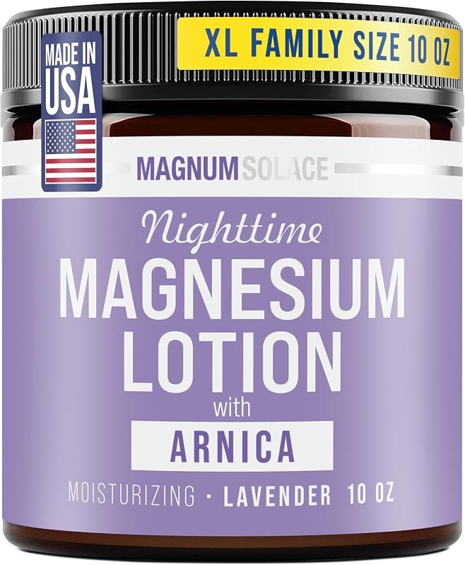 Loção corporal com magnésio e arnica Magnum Solace, 283 g