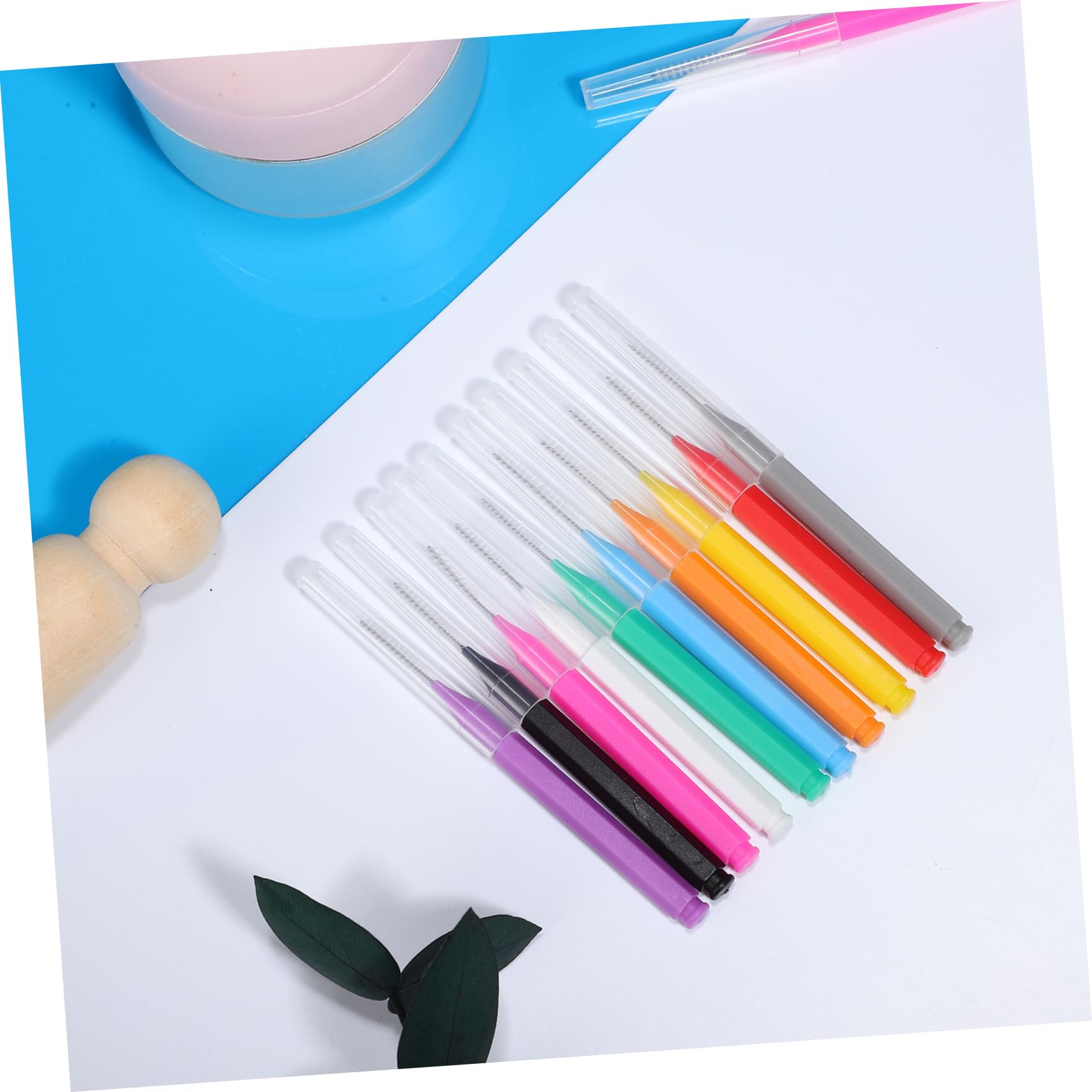 3 Series Cepillo Interdental Oral Cepillo De Interespacial Pincel Tripe Journey Cepillos De Hilo Cepillo De Limpieza De Pestañas Páginas 100 Piezas*3