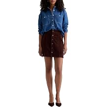 AG Adriano Goldschmied Women's Evie a Line Mini Skirt