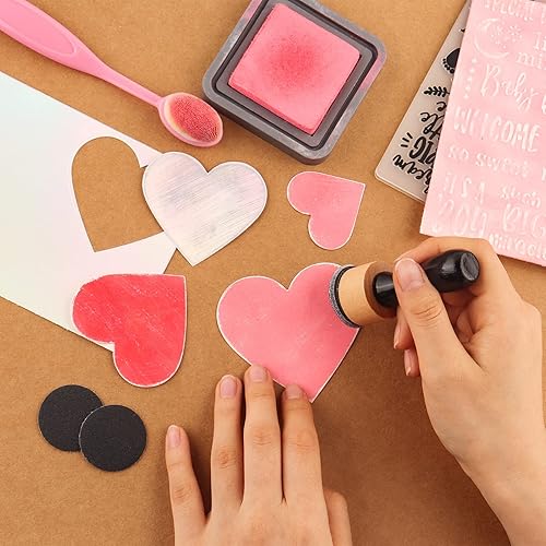 Miniatura 3 de Juego de 129 mini herramientas de mezcla de tinta, incluye 3 mini herramientas de mezcla de tinta y 86 almohadillas de espuma de repuesto, 40 discos