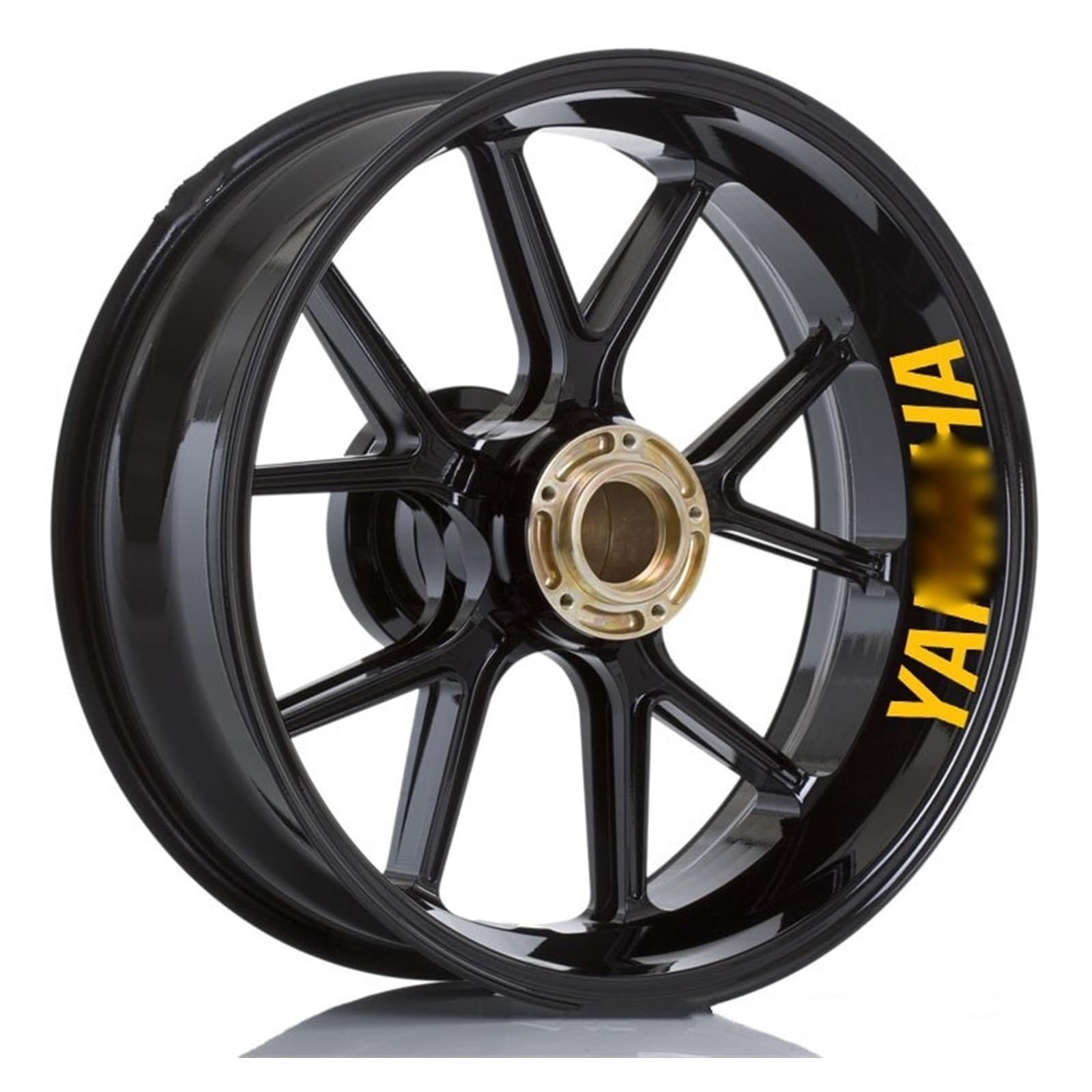 Sjhyll Inside5 For For Yzf R1 R6 Fz1 Fz8 Fz6 Xj6 For Mt03 Mt07 Mt09 Mt10 Motorcycle Wheel Reflective Rim Decal Sticker(Inside5)