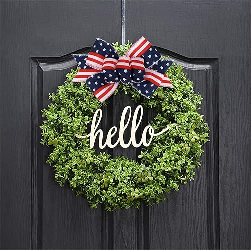 Miniatura 134 de 2 lazos de arpillera de Navidad, hechos a mano, prefabricados para coronas, adornos decorativos grandes de Navidad, decoración de árbol, lazos