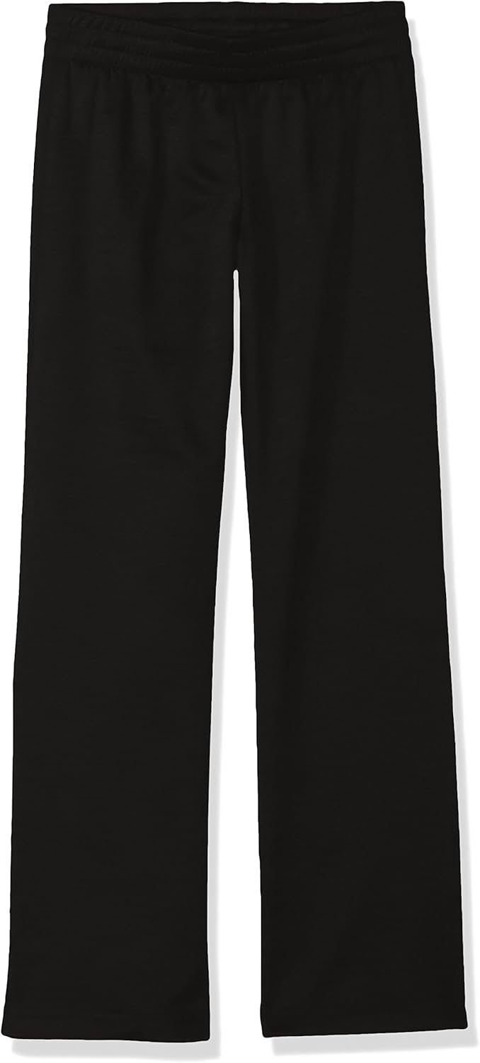 Hanes Girls' Big Tech Fleece Open Leg Pant: Clothing