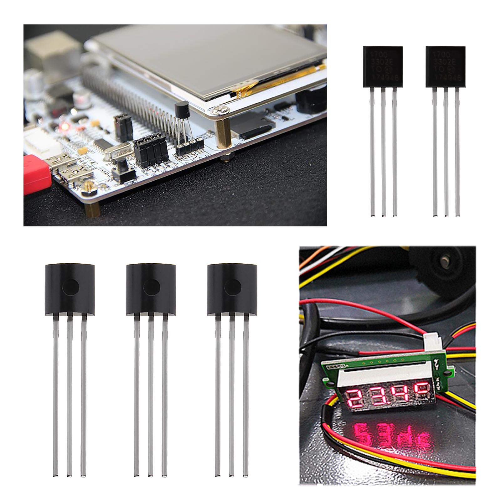 MCP1700-3302E/TO-92 LDO liniowy regulator napięcia 3-zaciski 250 mA stałe napięcie wyjściowe Nom. 3,3 V przelotowe opakowanie 10 szt