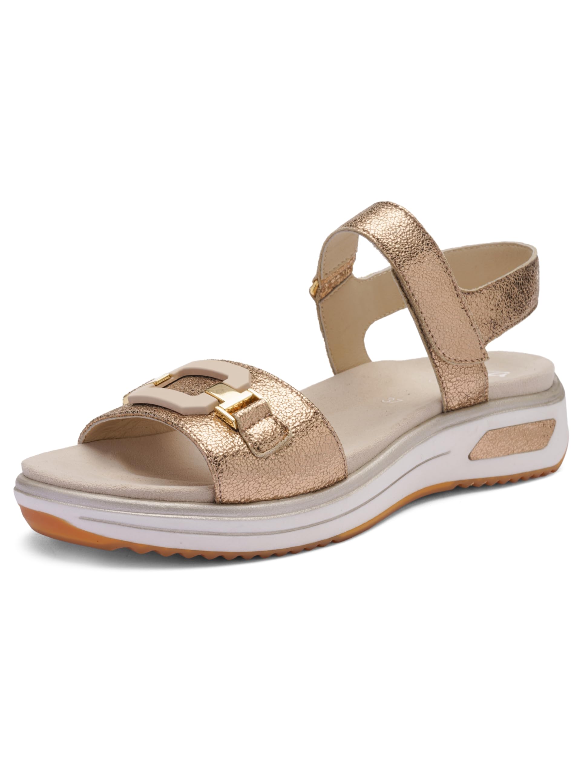 Sandales Ara Limone en platine 37 | Chaussures d'été confortables - 8