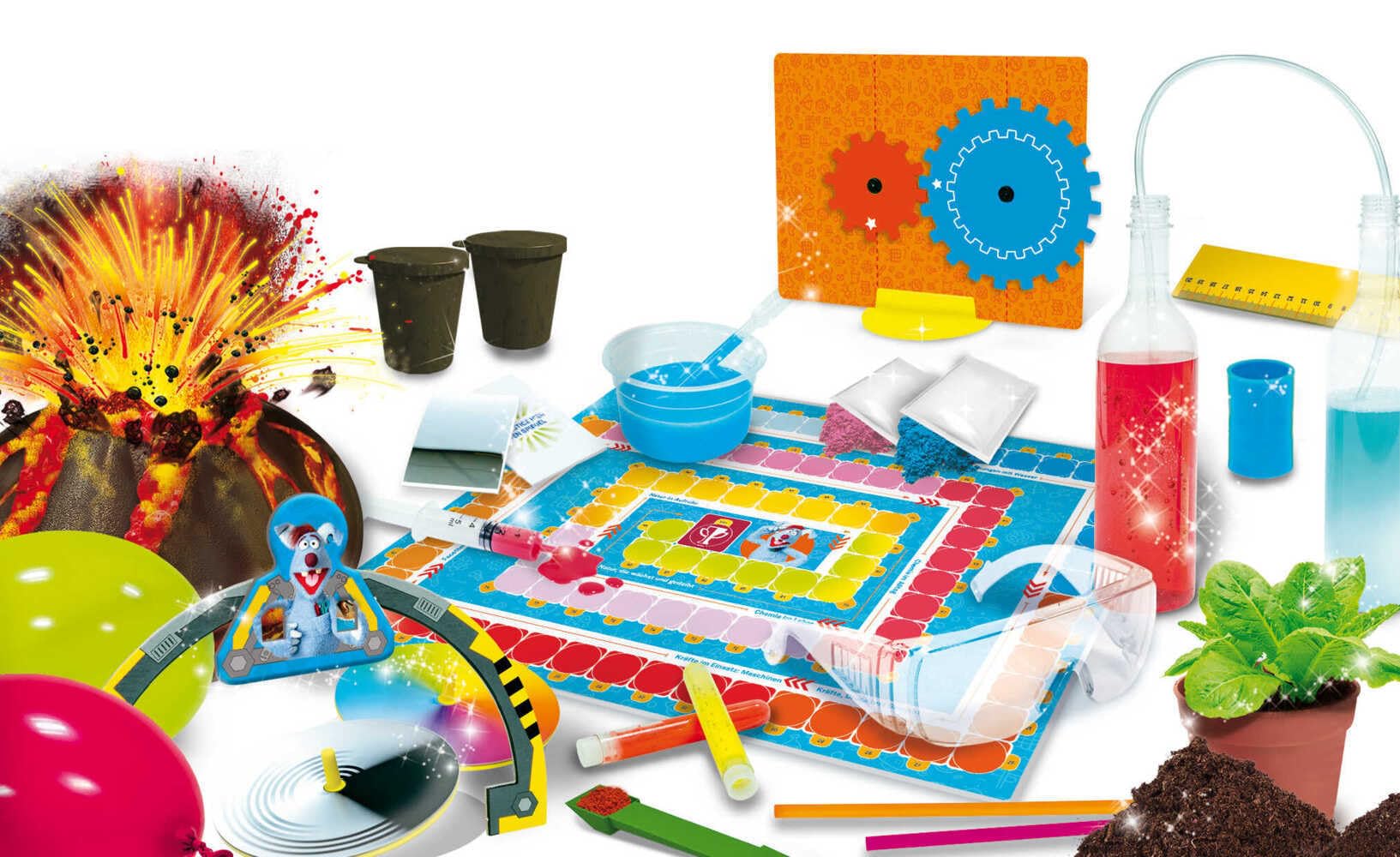 Lisciani - WOOZLE GOOZLE - Das Superlabor der 101 Experimente - Für Kinder ab 8 Jahren - Experimentierset für Anfänger und Kinder - Bildungsspiel - Konzentration