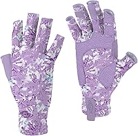 Vista 21 de Palmyth Guantes de pesca sin dedos con protección UV, UPF50+, guantes de sol para hombres y mujeres para kayak, senderismo, remo, conducción