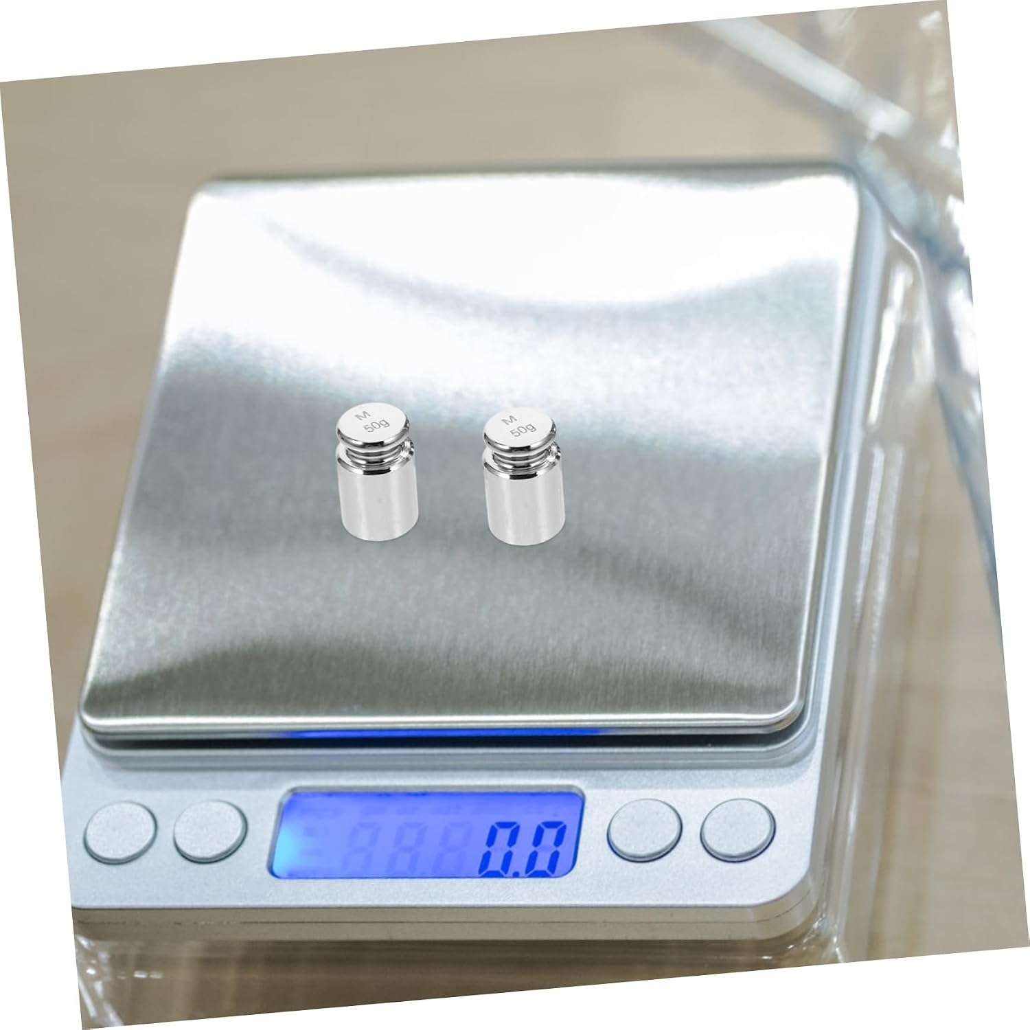 Zerodeko Superior Accuracy Calibration Weight 50g Precision Calibration Mass for Jewelry Scale Lab Scale