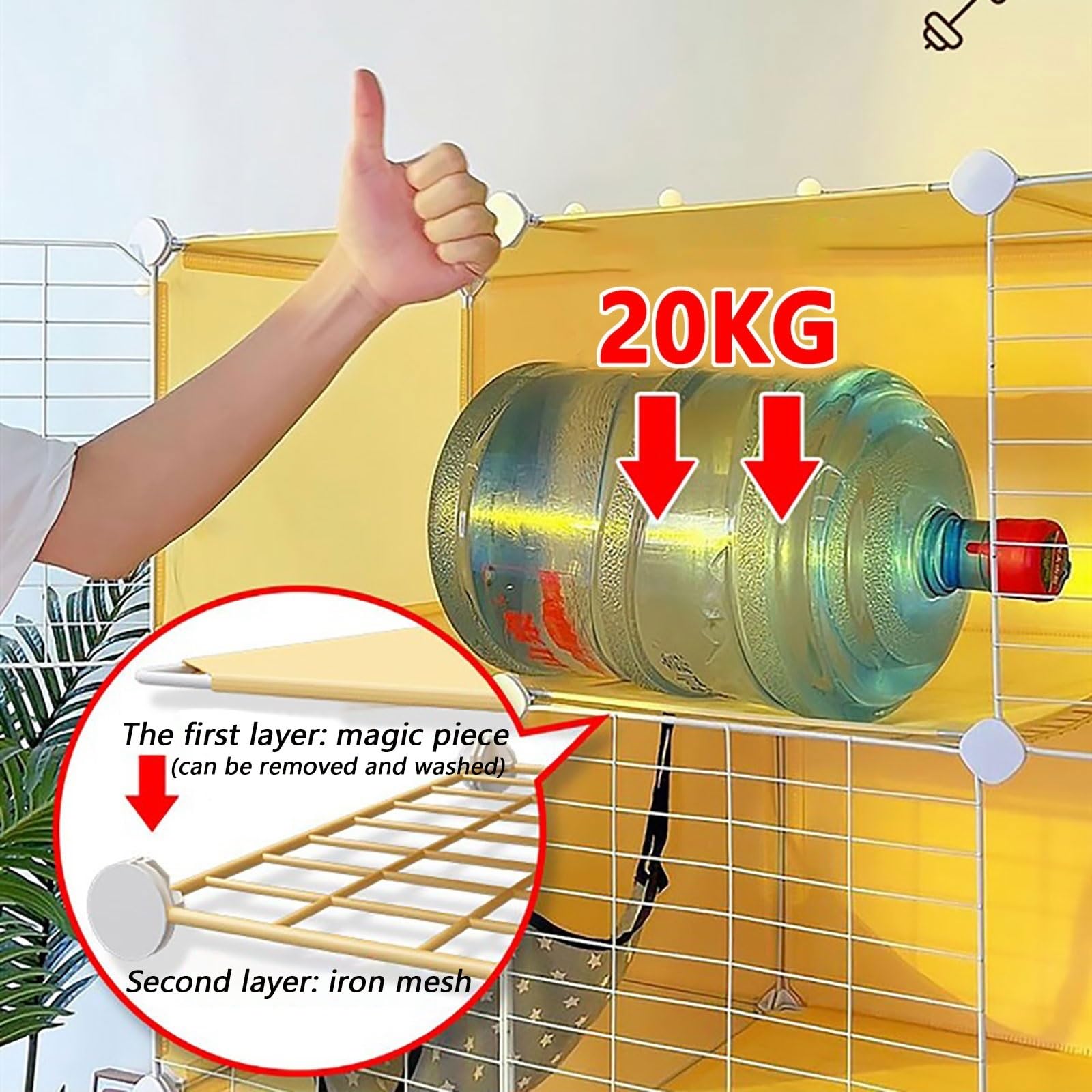 Gabbie per Gatti da Interno Fai da Te per Gatti, Cuccia per Gatti, recinto per Animali Domestici, Cuccia per Gatti, Gabbia in Metallo Staccabile per Piccoli Animali, per Piccoli Animali Dome