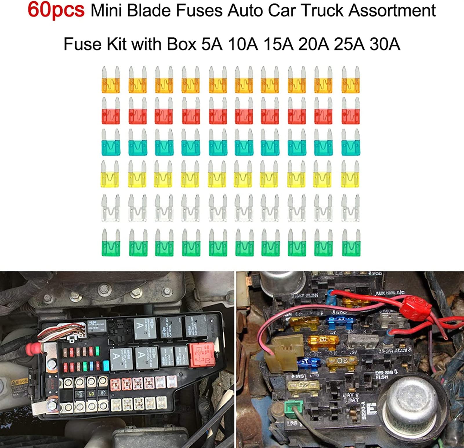 ATR Micro2 Kit Assortito Fusibili Lama Auto 5A 7,5A 10A 15A 20A - Foto 5