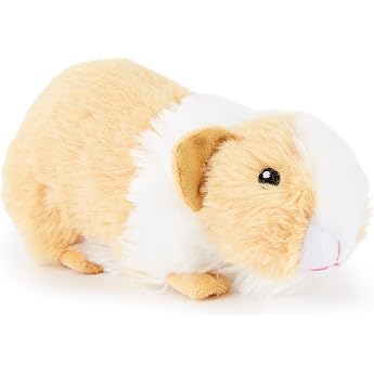 Zappi Co 100% Recycled Meerlis Guinea Pig Plush Toy 15cm Length - Soft Cuddly Eco-Friendly Animal Collection for Newborn Child First Child