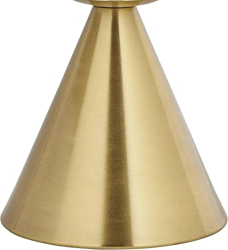 Miniatura 7 de 360 Lighting Mobley - Lámpara de mesa de 10 12 pulgadas de alto, pequeña, de mediados de siglo, moderna, glamurosa, lujosa, de metal dorado,