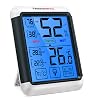 ThermoPro TP55 Digital Indoor Hygrometer Thermometer Temperature and Humidity Monitor Room Humidity Meter, Large Touch Screen, Backlight
