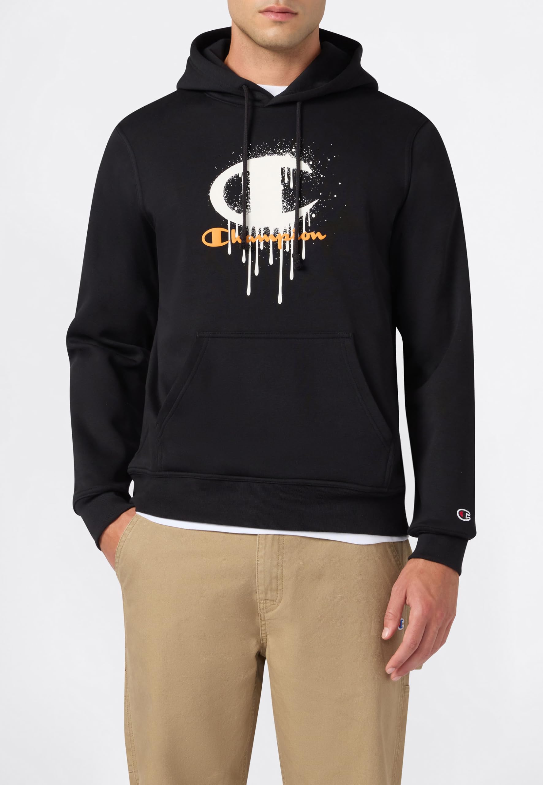 Champion Bluza męska z pluszowym logo wewnątrz 222503