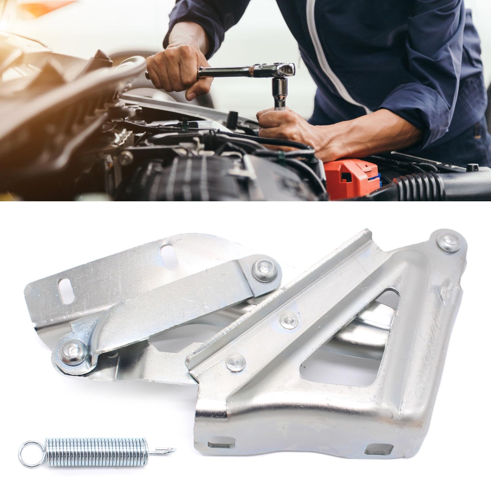 Charnière haute résistance pour capot de moteur de voiture résistant à la corrosion Installation facile pour 7912E4 Accessoires d'entretien de voiture