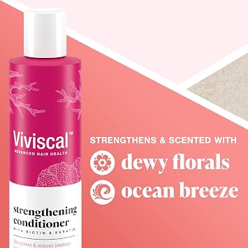 Bundle of Viviscal Hair Thickening Shampoo and Conditionar for Naturally Thicker & Fuller Looking Hair, 250ml
