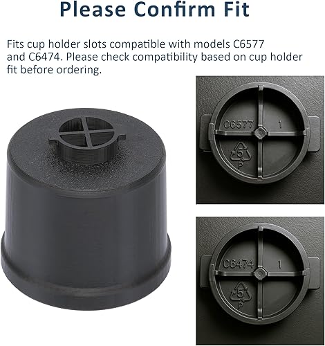 Miniatura 4 de Paquete de 2 portavasos para asiento de automóvil, compatible con Safety 1st EverFit & Grow and Go, Maxi-COSI Pria y Cosco todo en uno, apto para