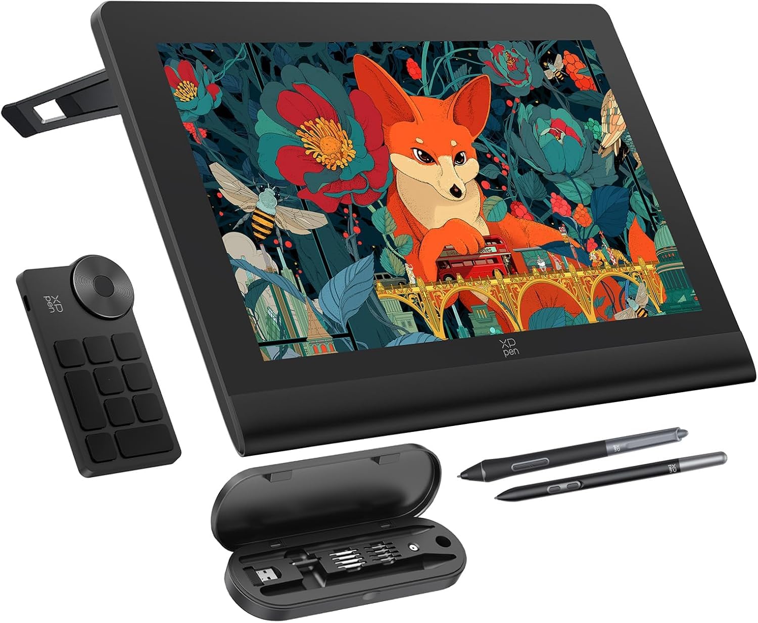 XPPen Artist Ultra 16 Grafiktablett mit Display für PC - 15,6 Zoll OLED 4K