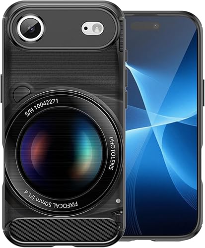 Miniatura 22 de CasesOnDeck Case Compatible with [Apple iPhone 17 Air/iPhone 17 Air Case] Pictorial Patterned TPU Design Case Flexible Slim and Elegant (Pink Retro