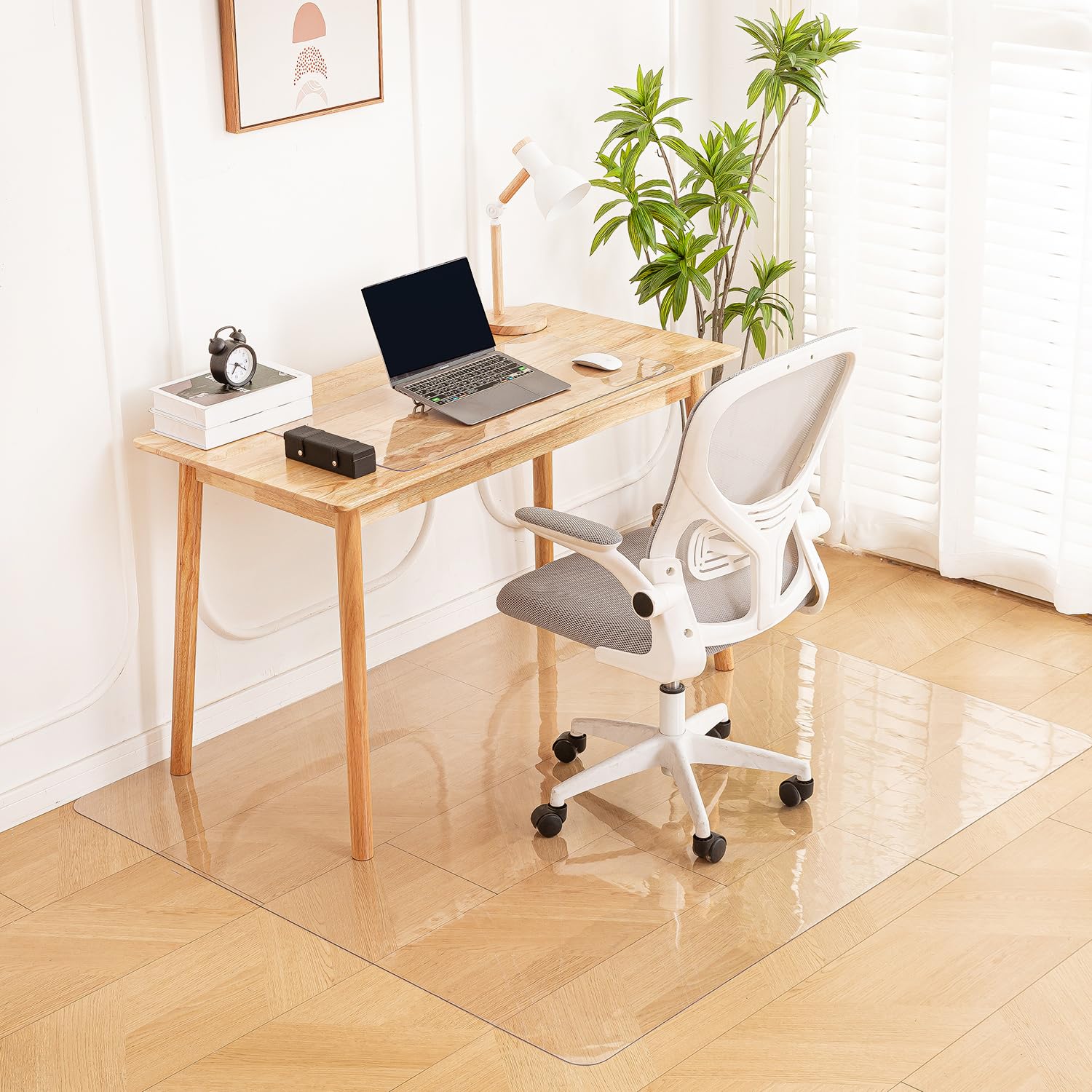 Amazon.co.jp: 透明 チェアマット PVC 床保護マット 120×200cm 厚さ1.5
