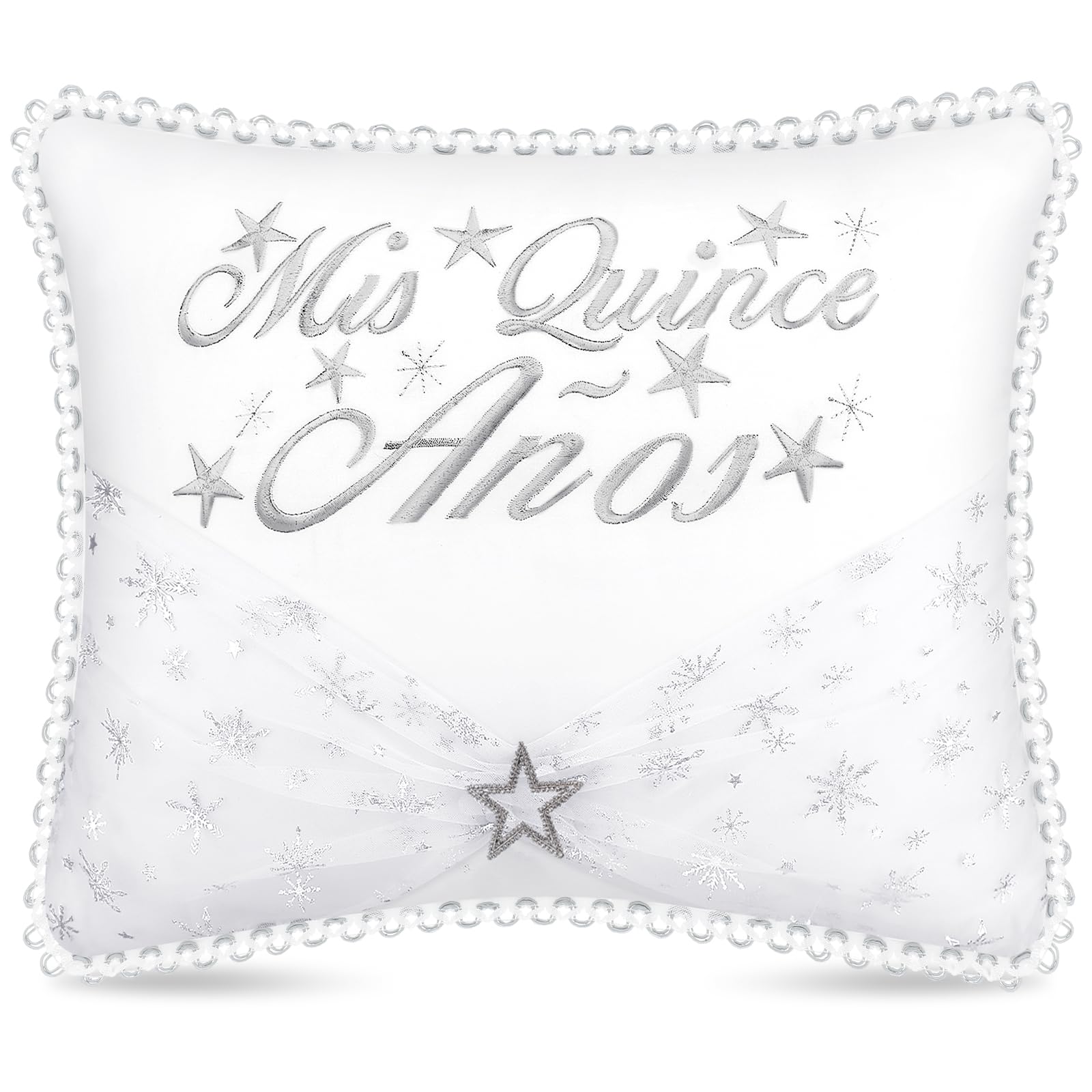 Amazon.com: Beeveer Quinceañera Pillow 13 x 16 Inches White 15th