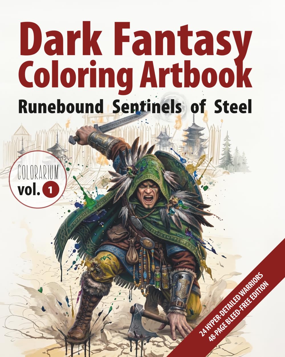 COLORARIUM: Warriors: Detailed Fantasy Coloring Book – Epic Warrior Illustrations for Adults, Teens and Fantasy Lovers | Intricate Designs for Relaxation and Stress Relief