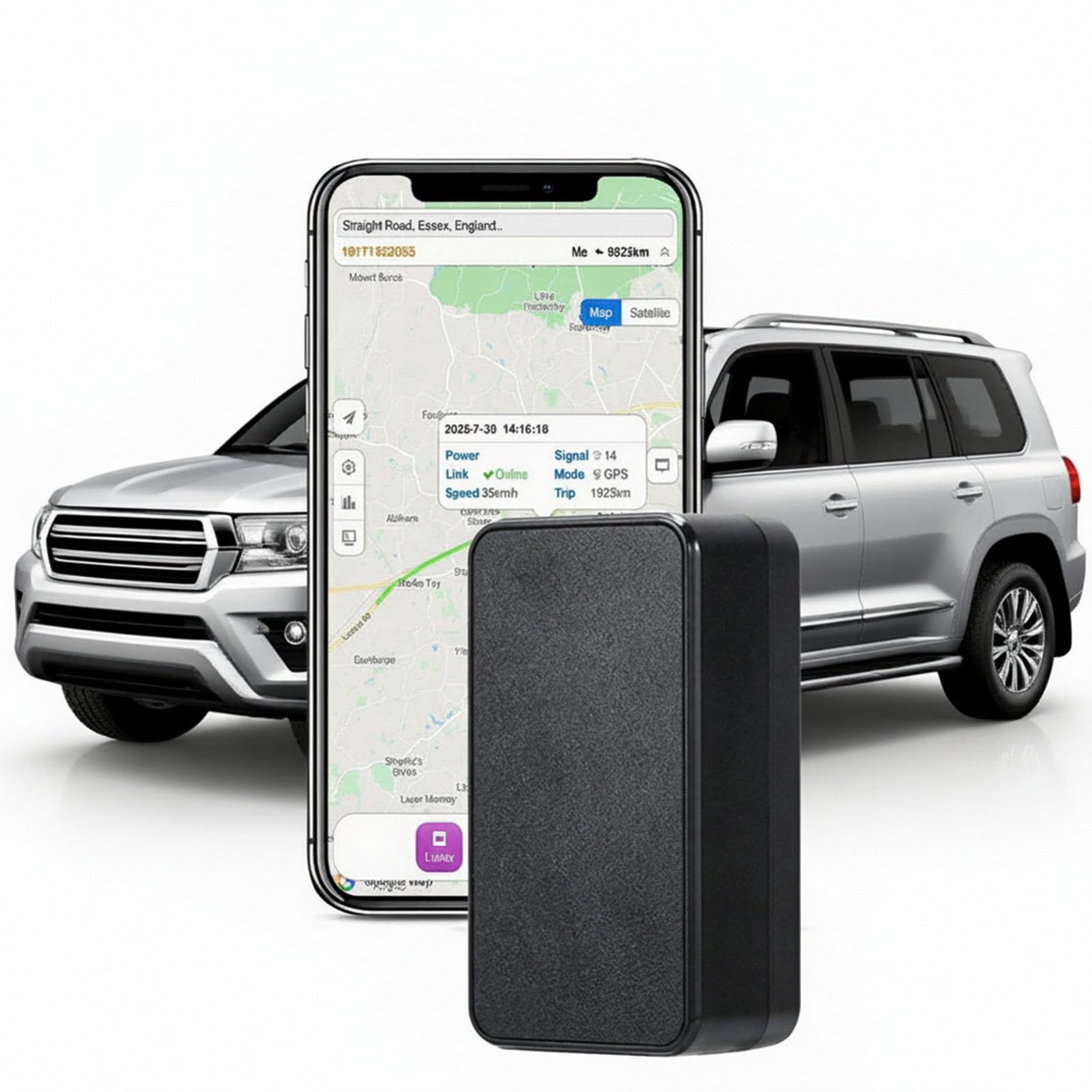 4G LTE GPS Tracker for Vehicles - Real-Time Tracking, Geo-Fence Alerts, IP67 Waterproof - Magnetic Hidden Tracker Device with 90-Day Playback, SOS (USA/Canada Coverage, Subscription Required)-image-12