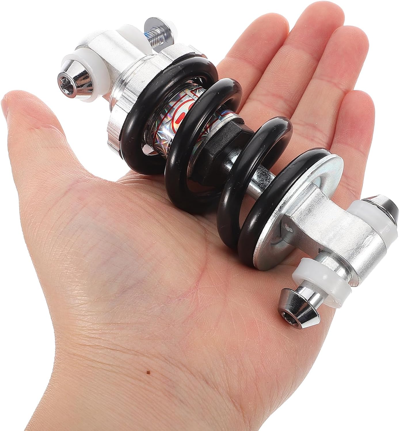 ibasenice Electric Bike Shocks Absorber Rear Spring Shock 100mm 650lbs Coil Suspension for Mountain and Folding Bikes for Outdoor Cycling