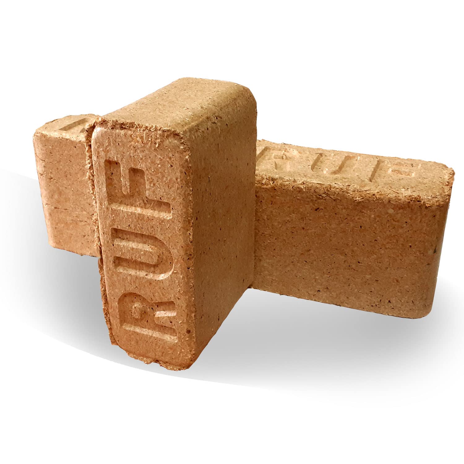 Zenzi Holzbriketts 40 kg Briketts 4 x 10 kg RUF Kaminbriketts Holz Nadelholz Buche Ofenbriketts Heiz Smoker, Braun