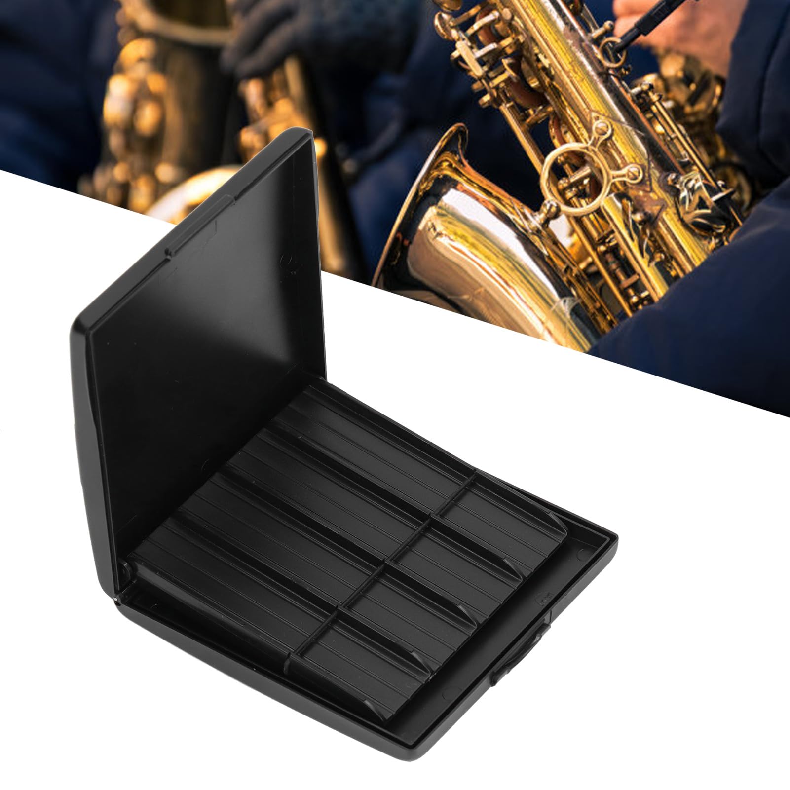 Custodia Impermeabile per Ance Clarinetto e Sassofono - 8 Pezzi Accessori a Prova di Caduta
