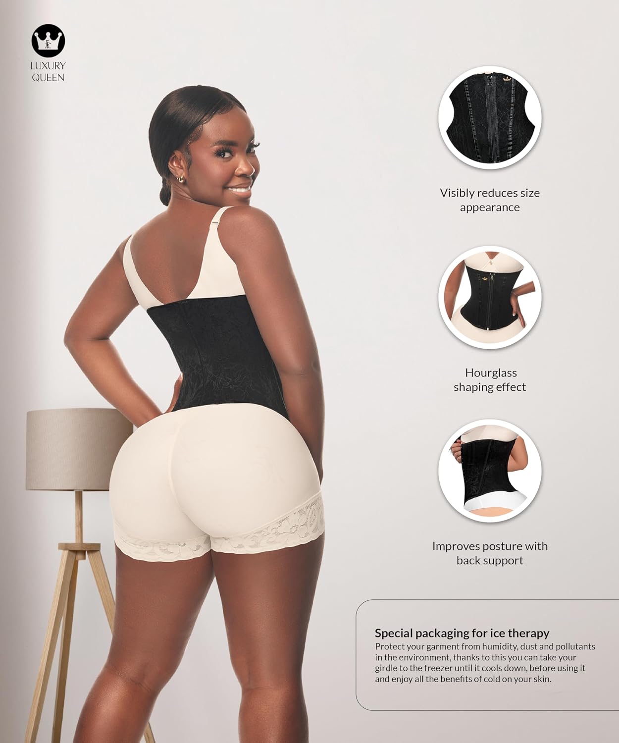 Forma Tu Cuerpo Waist Trainer for Women, Hourglass Faja Body Shaper | Waist Cincher Women's Shapewear, Corset Shapewear, Waist Shapewear, Tummy Control, Stage 3 Post-Op