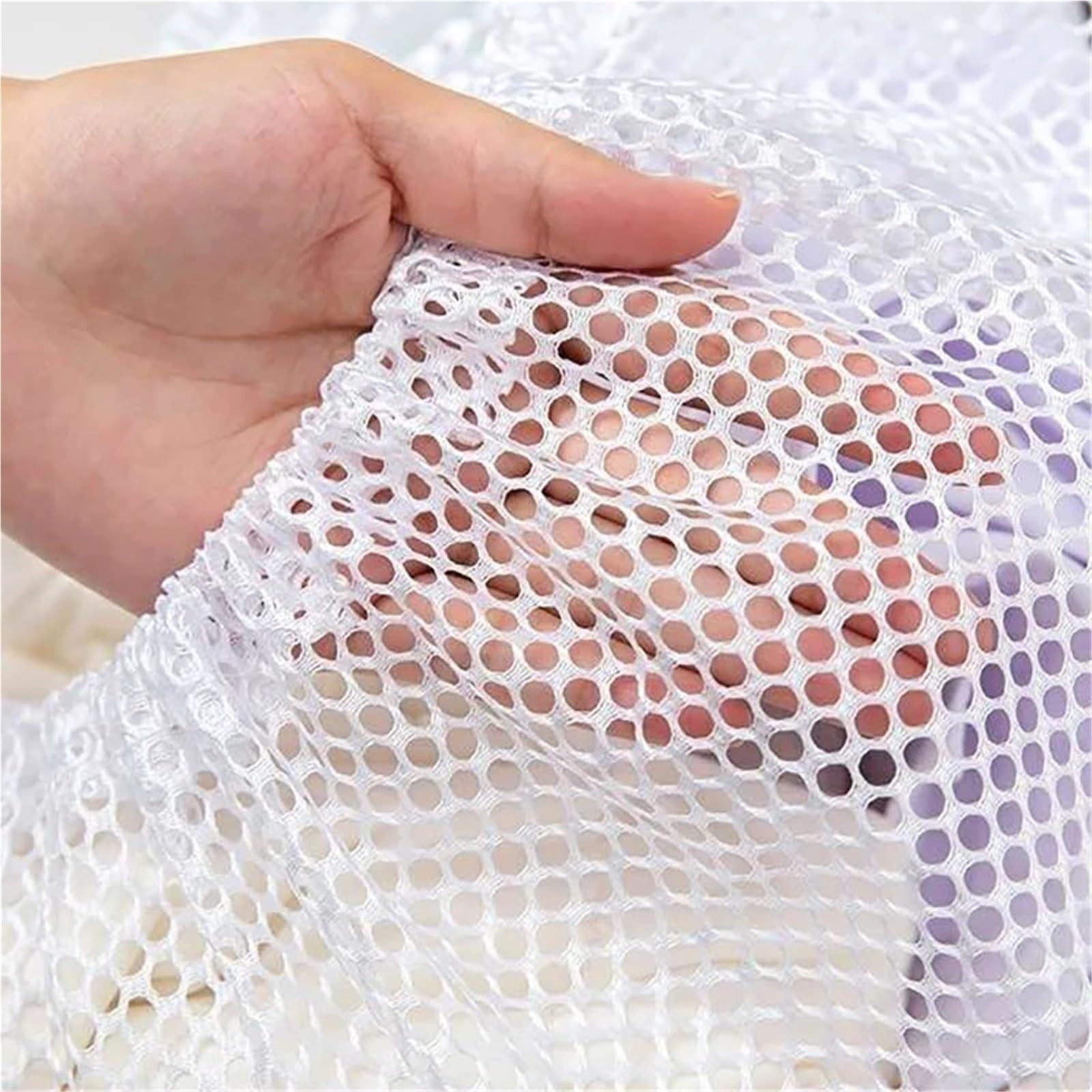 Wäschesack Großer Wäschewaschbeutel, Netz-Organizer, Netz for schmutzige BH-Socken, Unterwäsche, Schuhaufbewahrung, 30 x 40, 50 60, 80, deckt Waschmaschine ab(Coarse mesh 5PCS,60CMX80CM)
