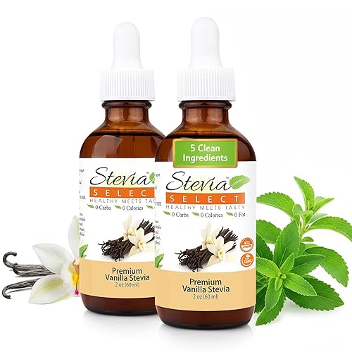 Miniatura 15 de Stevia Select Extracto Puro de Stevia de Coco – Edulcorante sin calorías – Extracto de stevia líquido totalmente natural – Líquido de azúcar Keto