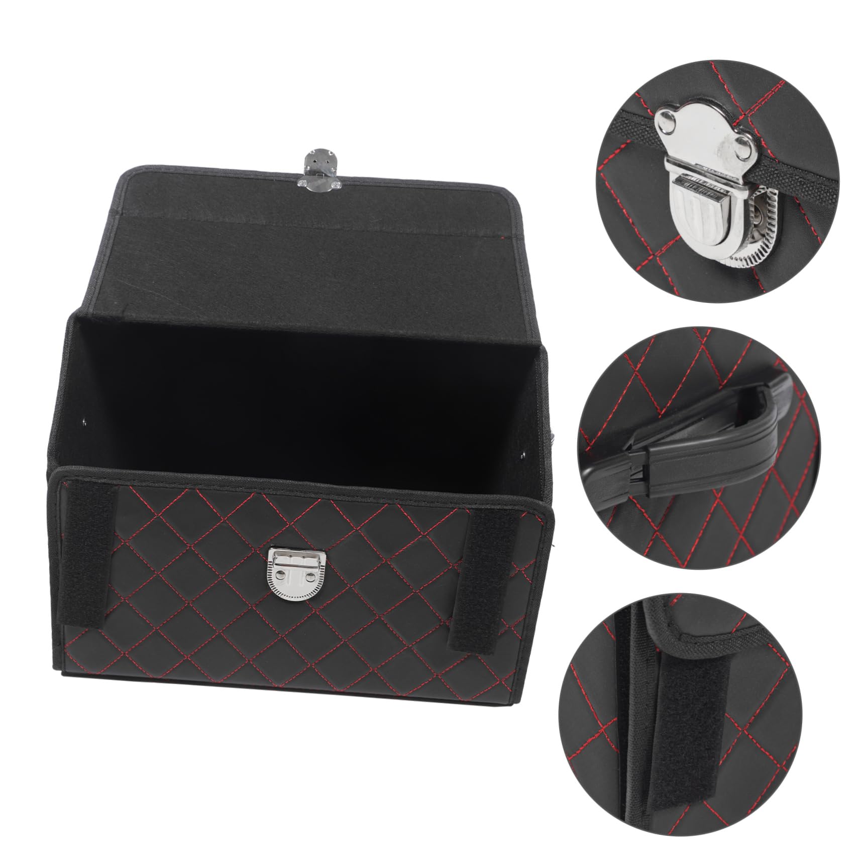 Alipis Organizer Per Bagagliaio Pelle Contenitore Pieghevole Per Suv Organizer Per Spesa Accessori Per Organizzazione Auto