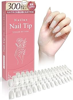 Amazon | Nailux ネイルチップ ポイントM 【現役ネイリスト監修！】 極
