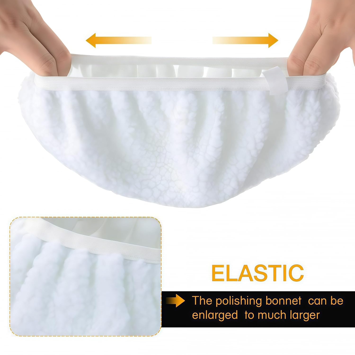 5 Pcs 10 INCH Polisher Polish Pad Polishing Buffling Car Buffer Waxer