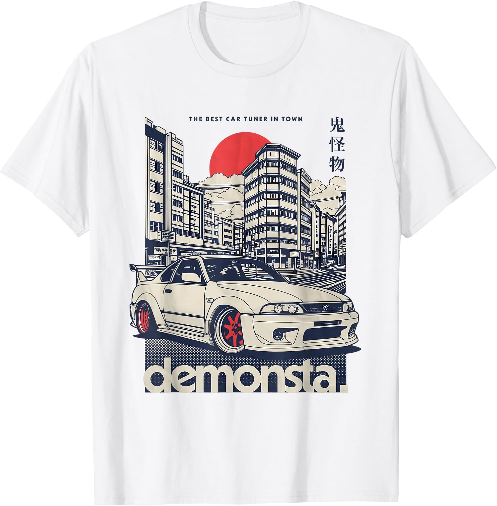 JDM Tokyo Japan Drift Race Car Tuning Retro Vintage Graphic T-Shirt