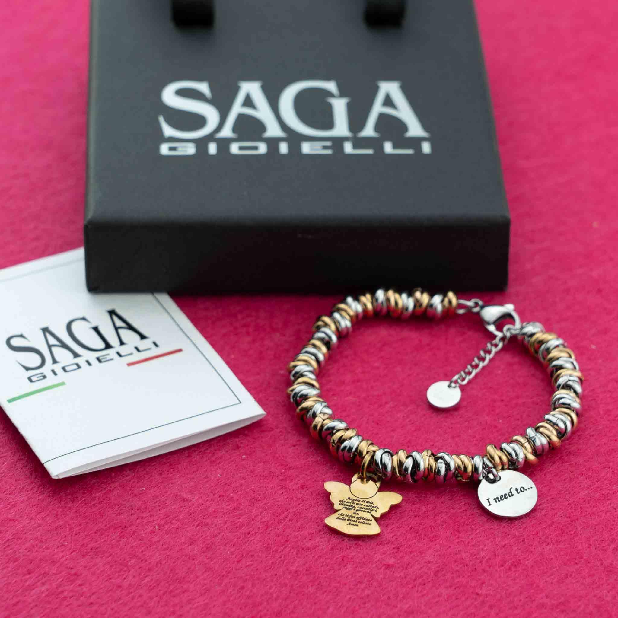 SAGA GIOIELLI® Bracciale donna I need to...Collections Protezione, Fortuna, Buoni Auspici, Amore